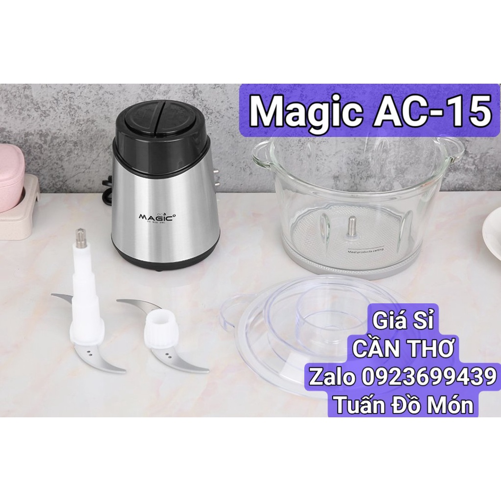 Cối thủy tinh/lưỡi dao/motor/nắp trên Máy xay thịt Magic AC-15