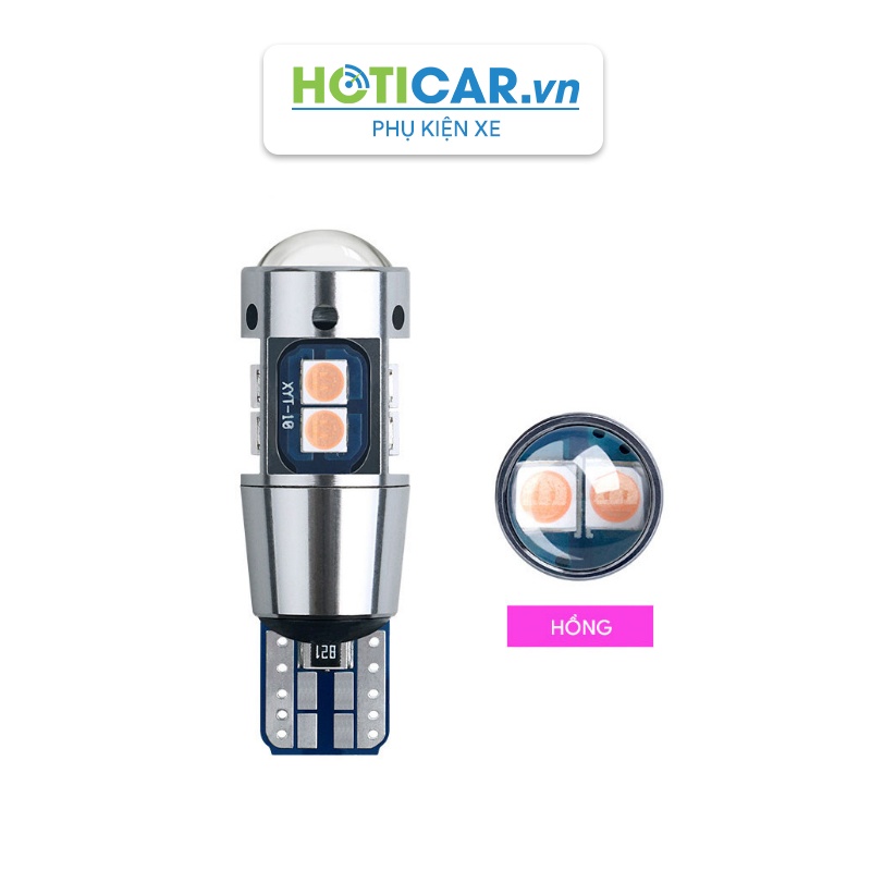 Đèn led xi nhan, demi, đọc sách, trần, cốp, đồng hồ taplo chân T10 chip 3030 T103030-10