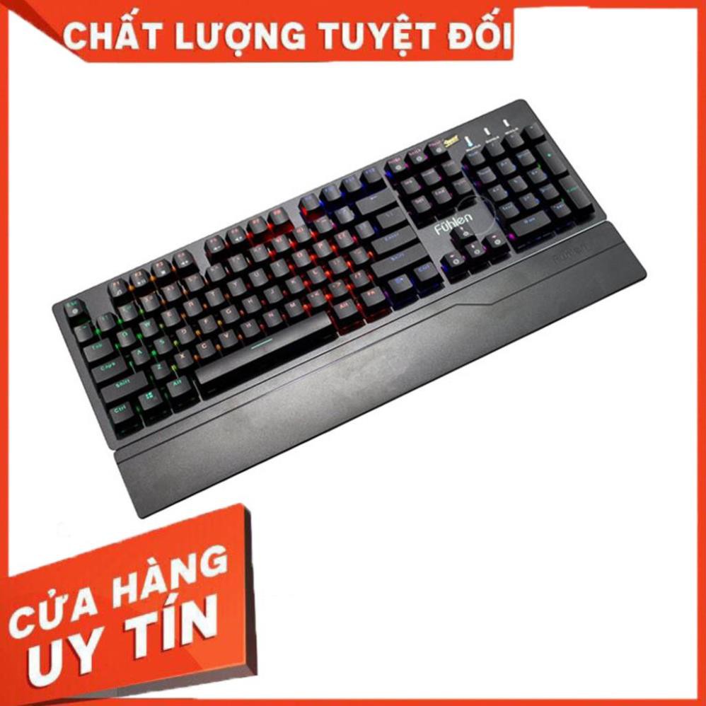 [Giá hủy diệt] Bàn phím cơ GAMING Fuhlen Eraser - Blue Switch - Led Rainbow - NINZA phân phối [Hàng có sẵn]