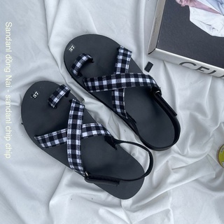 dép xăng đan nữ A24 ca rô size 34 đến 42 ( sandal đồng nai )