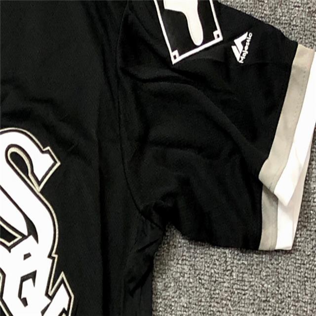 Mlb Áo Thun Bóng Chày Tay Lửng Cổ Chữ v Thêu Họa Tiết Phong Cách harajuku