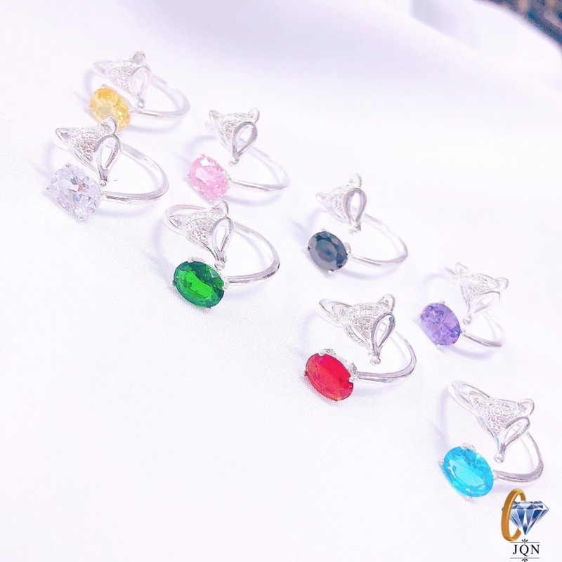 Nhẫn hồ ly may mắn tình duyên Nhẫn bạc JQN N86