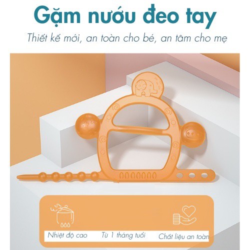 Gặm Nướu Silicol Cho Bé Chống Rơi Misuta - Hàng Cao Cấp Loại 1 An Toàn Cho Bé Yêu