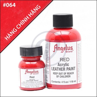 [CHÍNH HÃNG - KHÔNG CHIẾT] Red 064 - Màu ANGELUS Leather Paint Standard vẽ trên da, vải, custom giày