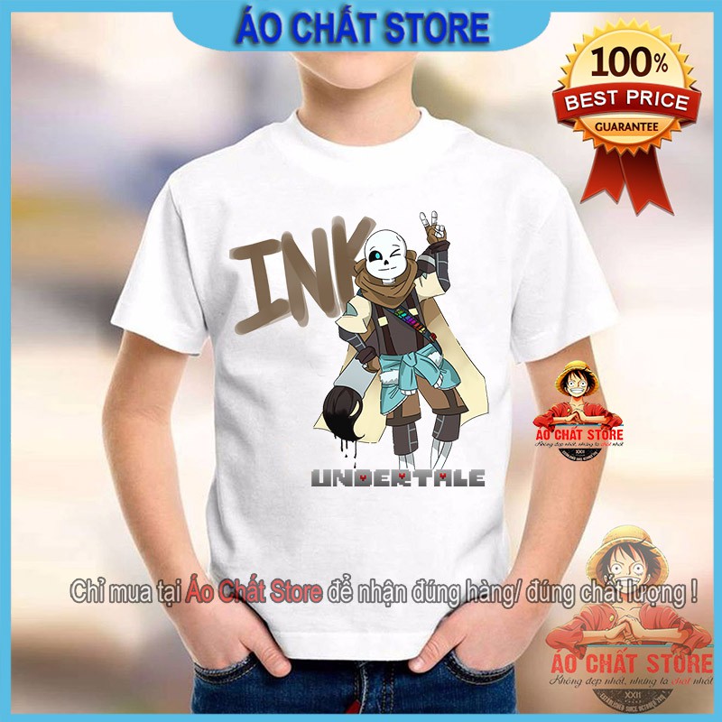 Áo Sans Undertale Ink Error nhiều mẫu đẹp | Áo trẻ em Sans cho bé trai bé gái S20 | Áo Chất Store