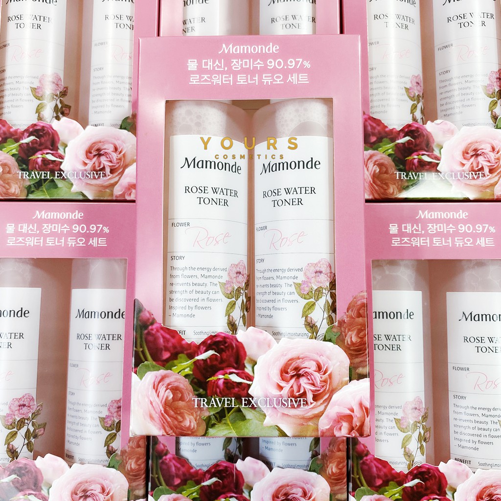 [Auth Hàn] Nước Hoa Hồng Mamonde Dành Cho Mọi Loại Da Hương Hoa Hồng Rose Water Toner 250ml