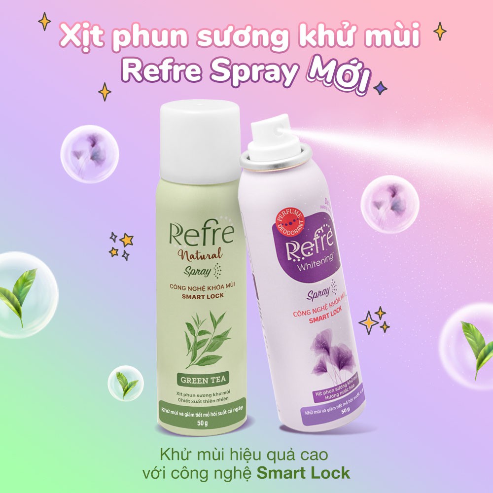 Xịt phun sương khử mùi Refre Spray 50g