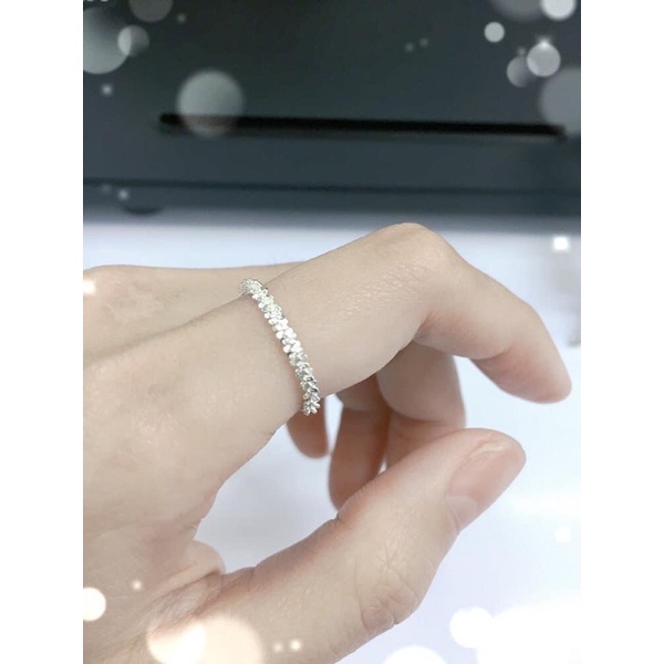 Nhẫn bạc nữ, nhẫn dây xoắn xinh xắn, độc lạ, đáng yêu- Bạc Ngọc Anh