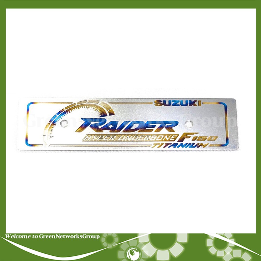 Bảng tên titan xe Raider Greennetworks