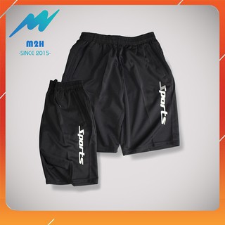 Quần đùi nam short thể thao qs351 vải gió chun co giãn mềm mại thoải mái-free size-qs351|m2h