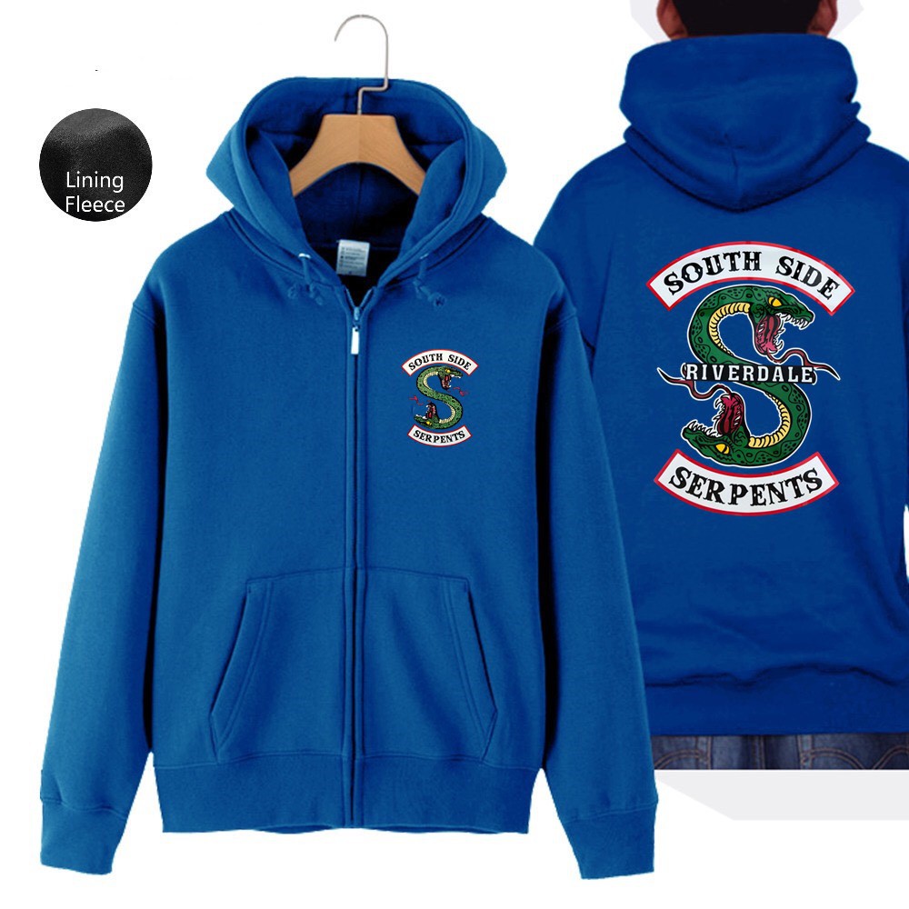 Áo khoác Hoodies Zip unisex Loại Dày In rồng may mắn C062