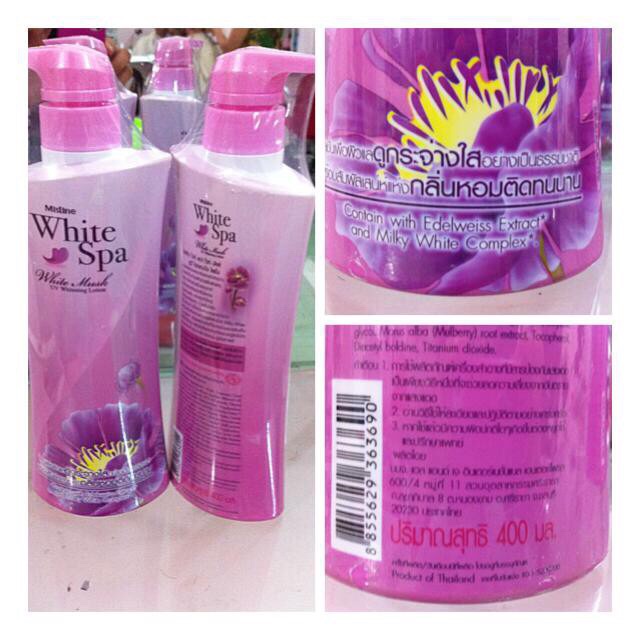 Sữa Dưỡng Thể Mistine White Spa 400ml