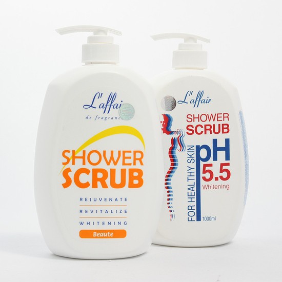 Sữa tắm dưỡng da -Sữa tắm L’affair pH 5.5 hạt cao cấp có tác dụng làm da sáng lên và tẩy sạch các vết nám