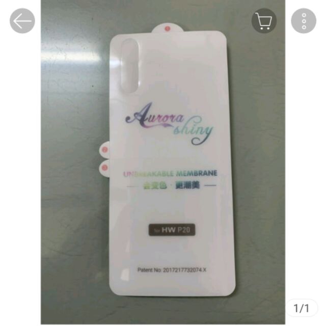 Dán PPF mặt sau huawei P20