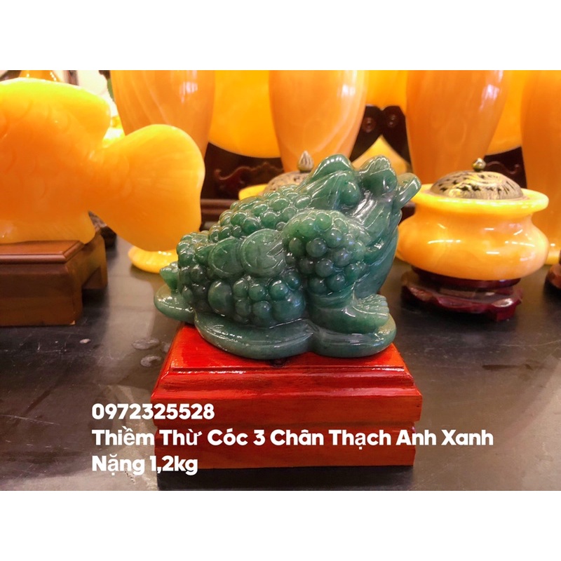 Thiềm Thừ Cóc 3 Chân Đá Tự Nhiên Phong Thuỷ