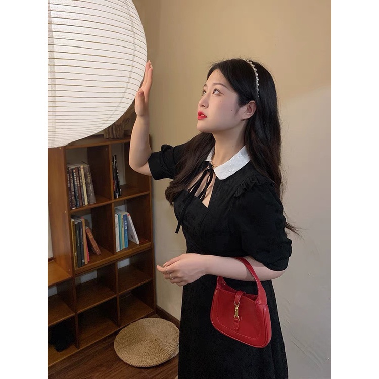 Váy phối cổ cut out bèo vai,vintage đẹp dã man luôn nha chị em-Minxy shop