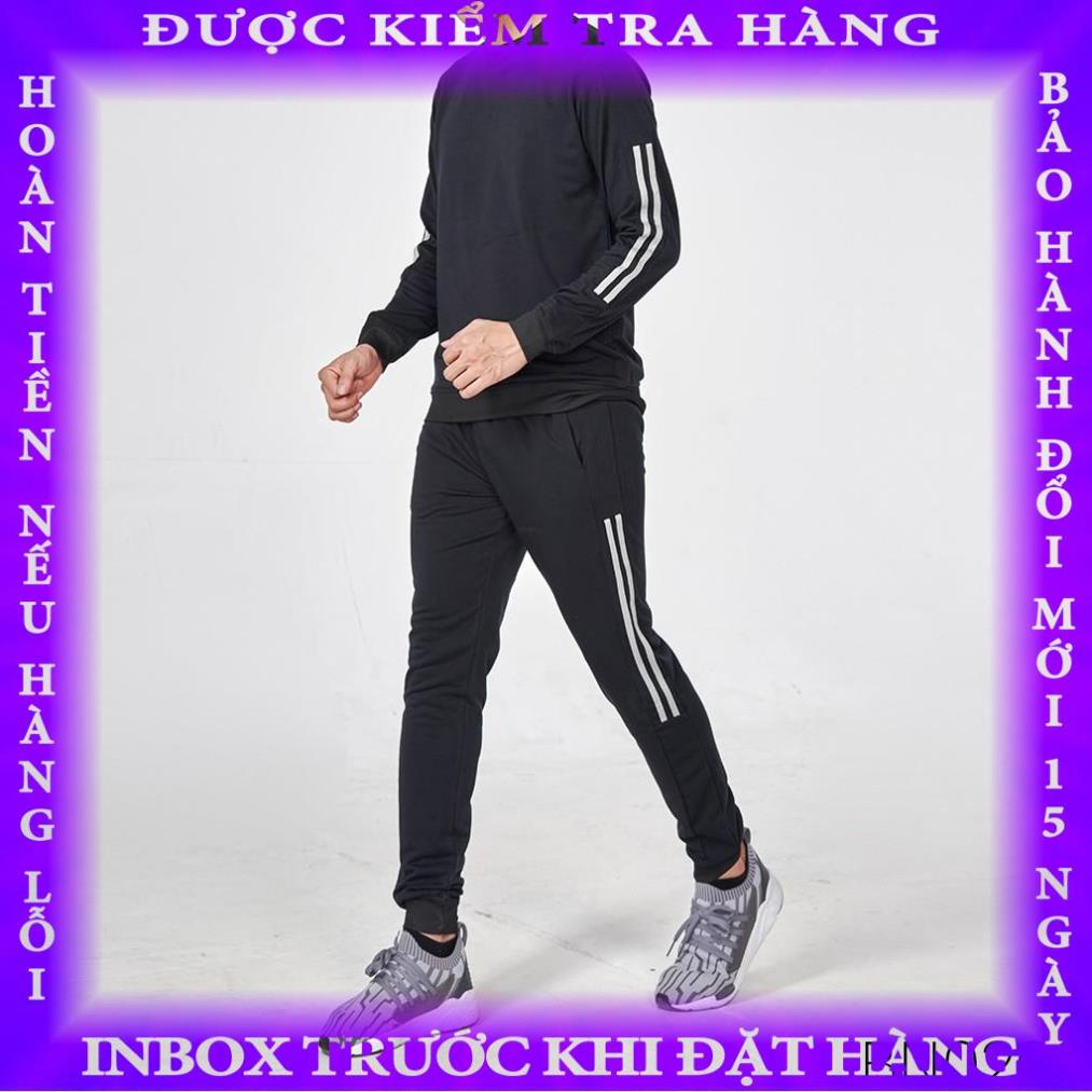 Bộ Quần Áo Nam ROUGH Chất Nỉ Da Cá Dày Dặn, 2 Sọc Trẻ Trung 4 Màu Dễ Phối Đồ nguyenvan