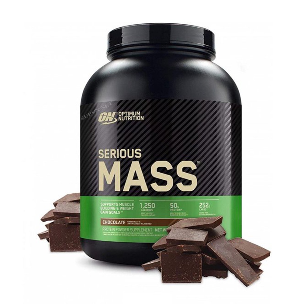 Serious Mass On 6lbs - Sữa tăng cân tăng cơ giàu dinh dưỡng dành cho người gầy - Optimum Nutrition Serious Mass Weight