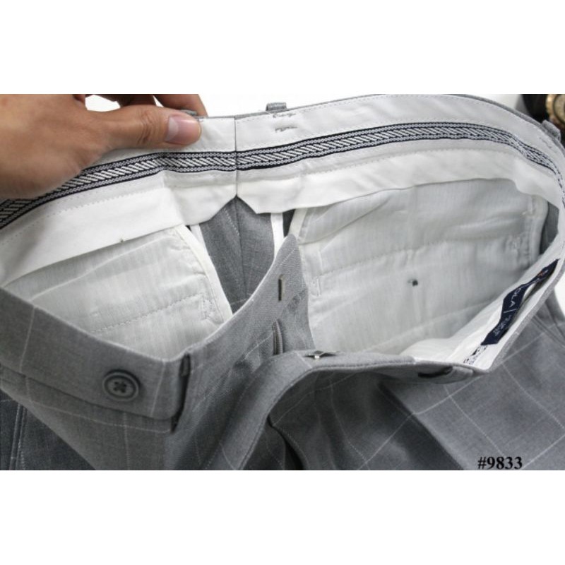 Quần âu nam kẻ caro cao cấp