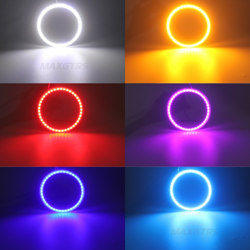 Bộ 2 đèn pha led Halo 3528 MAXGTRS chống sương mù chuyên dụng cho xe hơi / xe máy