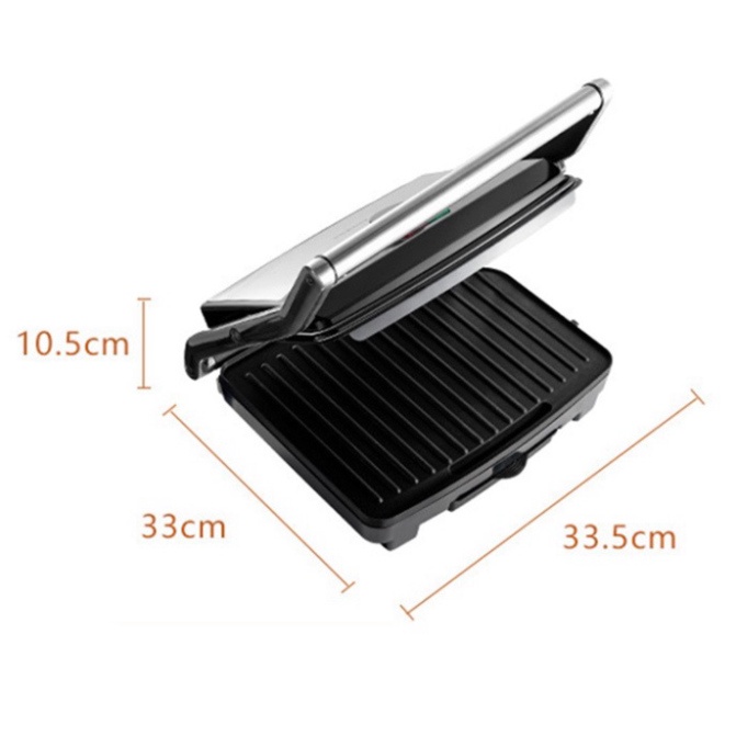 Máy kẹp sandwich, nướng bánh mỳ, làm bánh Sokany công suất 2000w