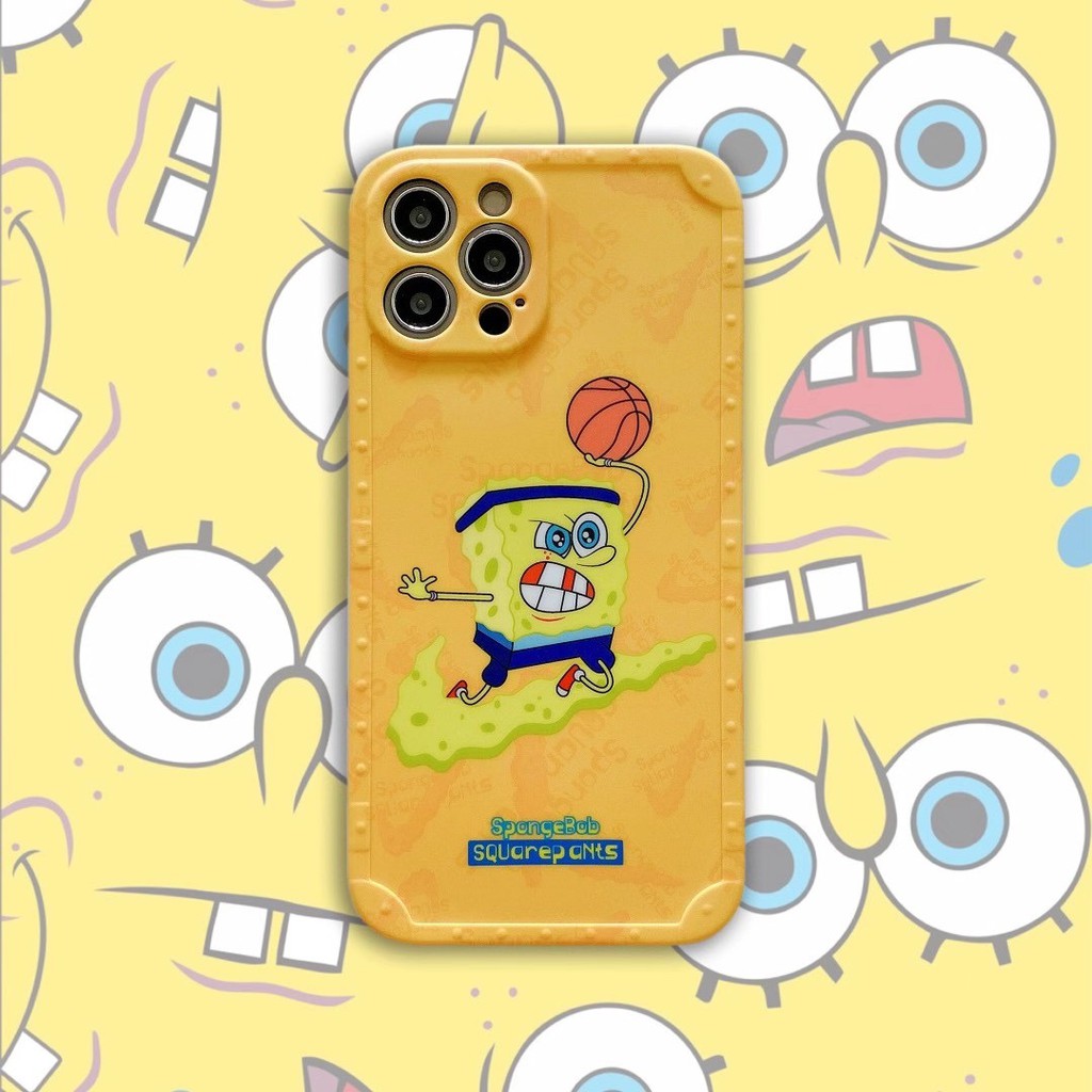 SpongeBob Ốp điện thoại màu nhám in họa tiết hoa cúc cho Iphone12 12min 12promax 7 7Plus 8 X XR XSmax 11 11Pro Max Ốp iphone | BigBuy360 - bigbuy360.vn