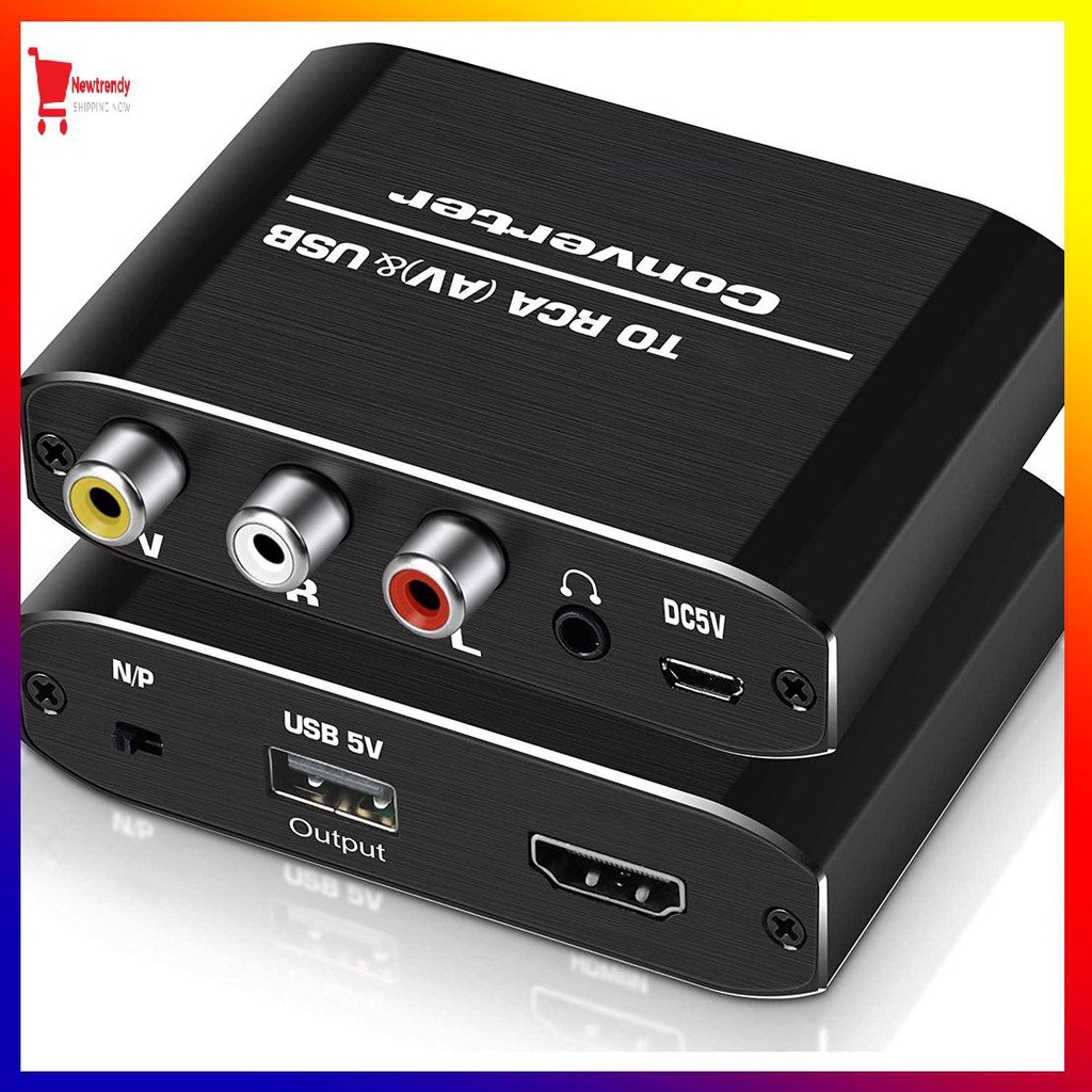 Bộ Chuyển Đổi Âm Thanh Hdmi-Compatible Sang Av Audio 220v Video 3.5mm 0605