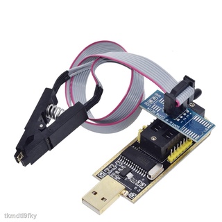 Hàng mới mô đun usb lập trình ch341a 24 25 series eeprom bios + kẹp kiểm tra soic8 sop8 cho eeprom 93cxx/25cxx/24cxx 062