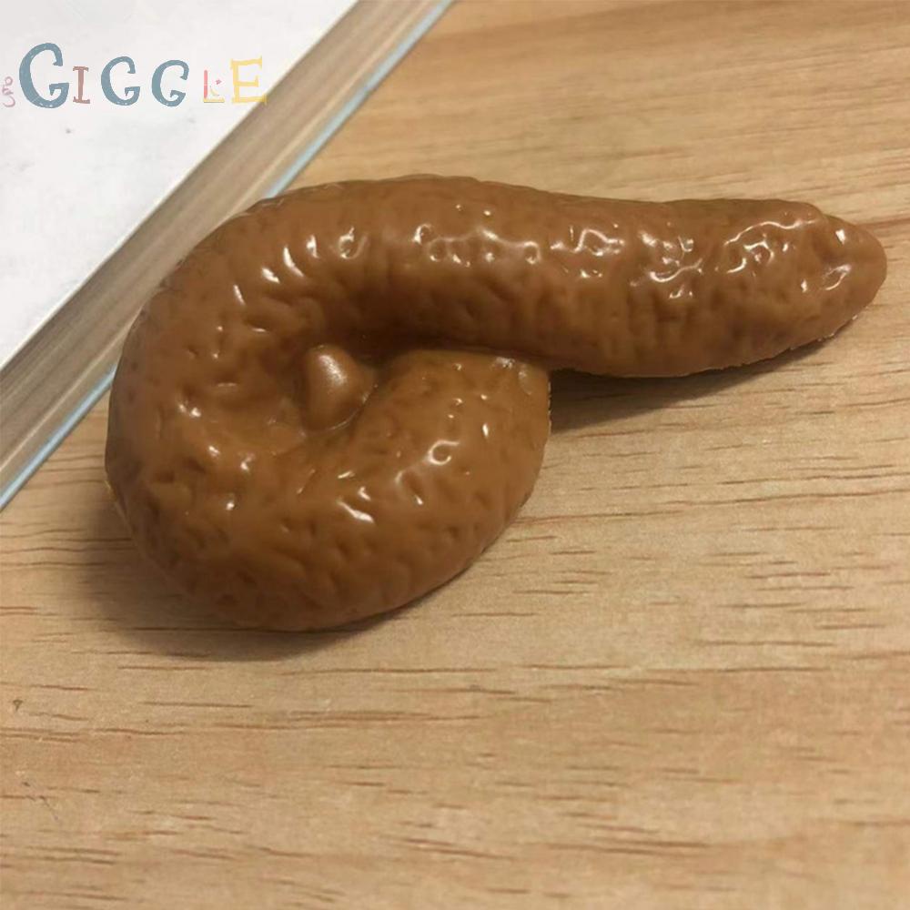 Realistic Shit Gift Funny Toys Fake Poop Piece Joke Tricky Toys Turd Mischief