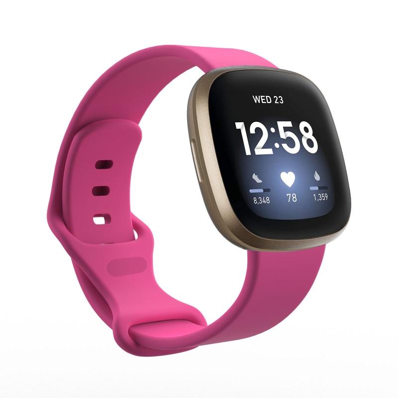 Dây đeo silicon thay thế cho đồng hồ thông minh -Fitbit Versa 3 Sense
