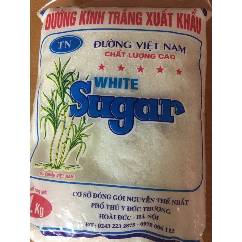 Đường Kính trắng xuất khẩu gói 1kg