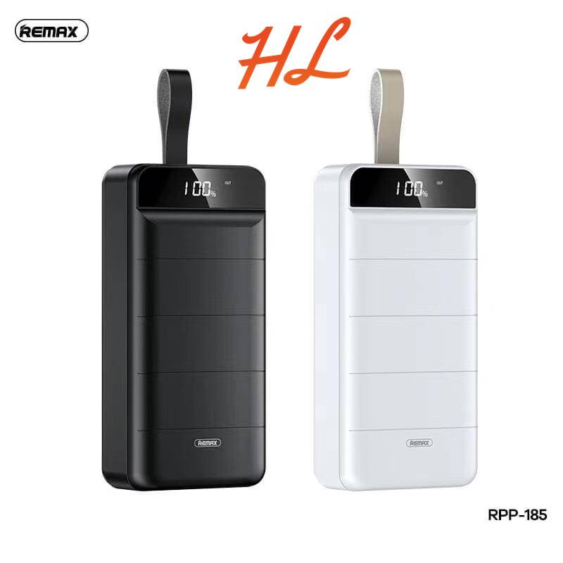 Sạc Dự Phòng Remax RPP-185 50000mAh Lõi Polymer 3 Cổng Sạc Vào, 3 Cổng Sạc Ra - Hưng Long PC