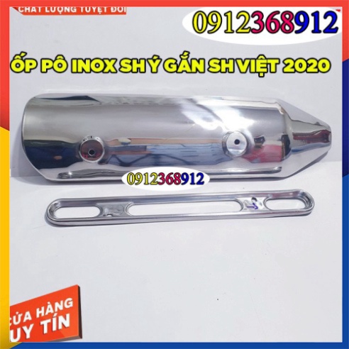 ỐP PÔ (ỐP BÔ) INOX SH 2020-2021 KIỂU Ý NHẬP