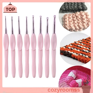 8 Chiếc móc đan len bằng nhôm để làm đồ thủ công 
