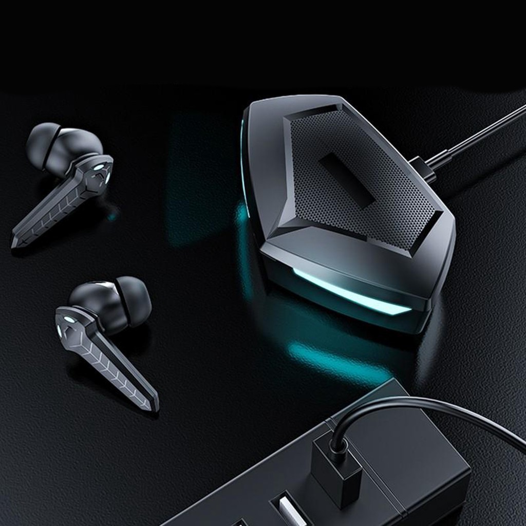 P36 Bluetooth 5.0 True Wireless Gaming Earbuds In Ear Headset black