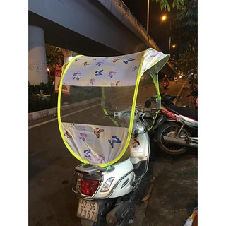 Ô dù che mưa nắng cho xe máy 2018