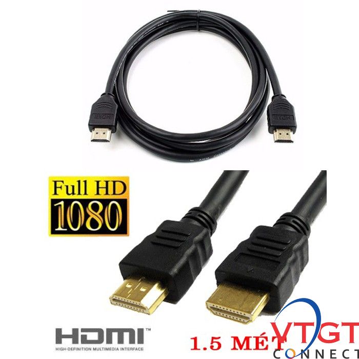 Dây cáp tín hiệu HDMI lõi đồng tốc độ cao chiều dài tùy chọn 1.5m, 3m, 5m