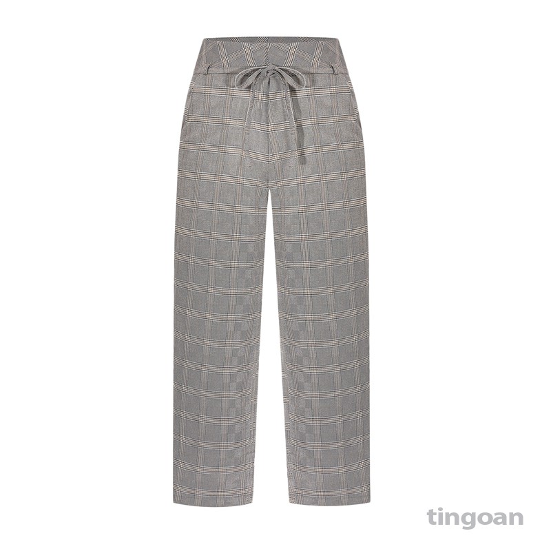 Quần kẻ dáng xuông tingoan CARO CULOTTES/YG | BigBuy360 - bigbuy360.vn