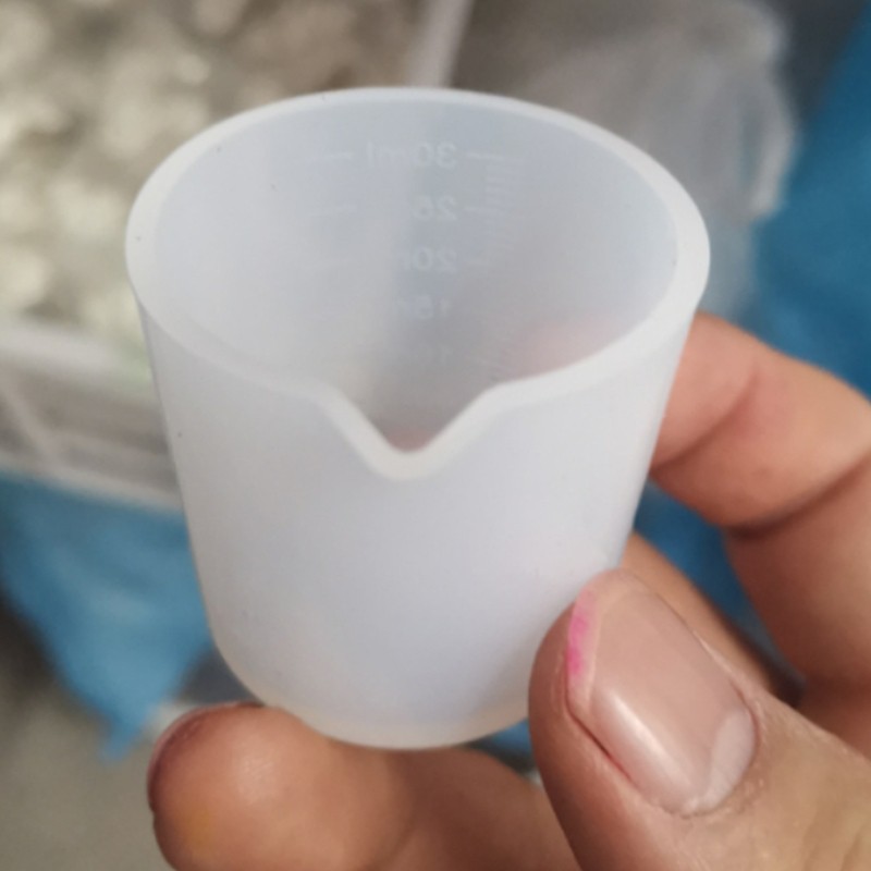 Set 10 Cốc Silicon 30ml Đo Lường Làm Trang Sức Thủ Công