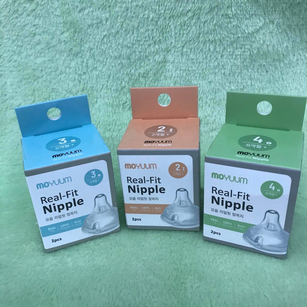 Núm Ti Thay Bình Sữa Moyuum