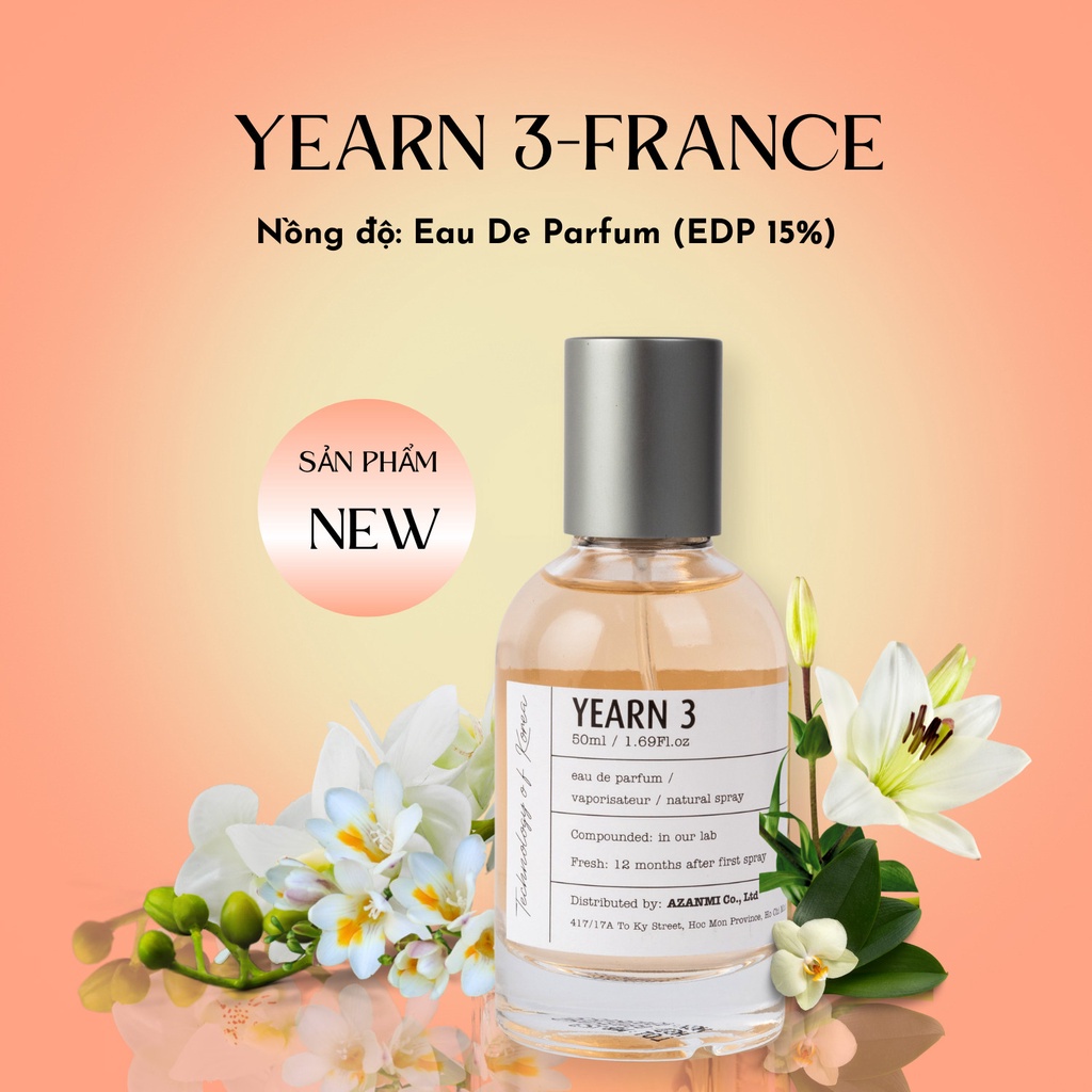 Nước hoa nam thơm lâu le labo Yearn Eau de parfum Azanmi hương thơm nam tính cuốn hút lưu hương lâu dài - Pretty Valley