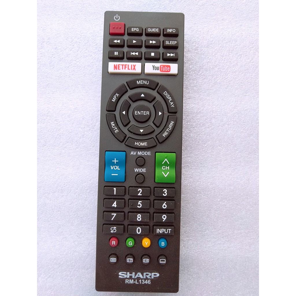 REMOTE TV SHARP - ĐIỀU KHIỂN TV SHARP SMART TV LOẠI HỘP TỐT