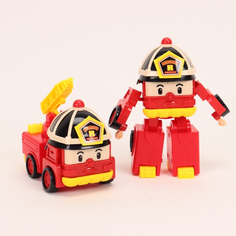 🔥HOTTOYS🔥Poli Car Lego Mô Hình Đồ Chơi Lắp Ráp Thú Cưng Biến Đổi Thành Phương Tiện Giao Thông-Lego Robot