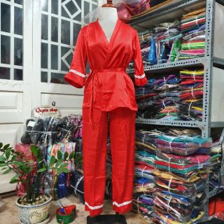 Set ngủ 3 món quần dài, phom 50kg