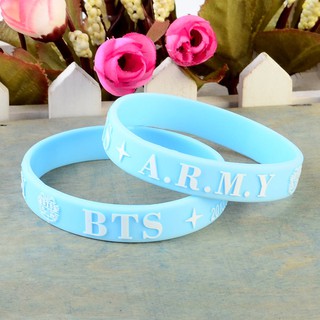 Vòng tay silicone BTS A.R.M.Y