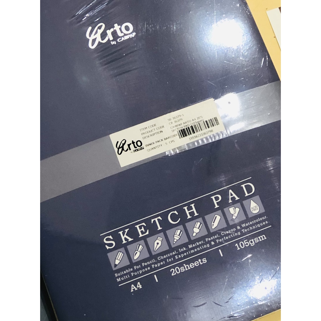 Sổ vẽ SKETCH PAD Arto by Campap A4