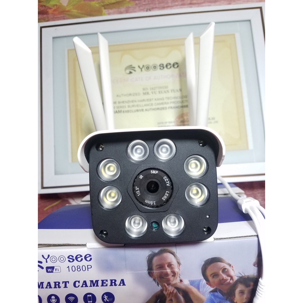 Camera Yoosee Ngoài Trời 3.0 MPx 4 Râu 1296 Pixel - Chính hãng - BH 24 Tháng