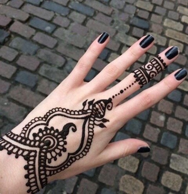 Mực xăm henna tatto ấn độ