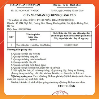 Viên uống hỗ trợ giảm cân Slim Midaho