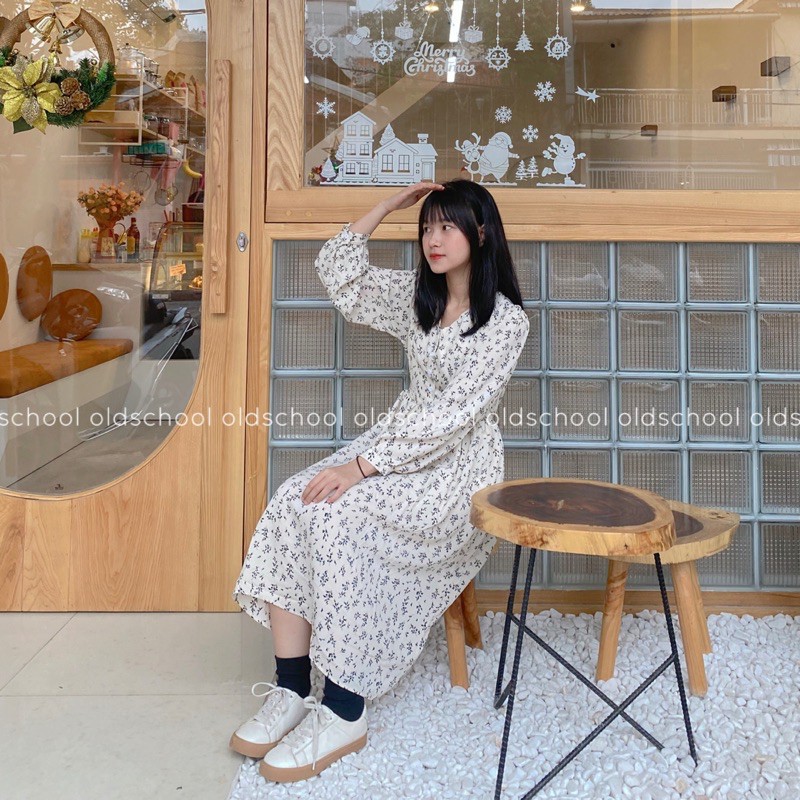 VÁY BABYDOLL HOA BUỘC EO (ảnh thật/video)